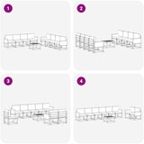 Set vanjskih sofa 9 kom. Prirodna | shoptok.hr