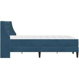  Okvir kreveta s madracem Zidne s uzglavljem 2 pcs Plava Baršun - Plava 180 x 200 cm | shoptok.hr