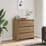 Komoda boja hrasta artisan 70 x 41 x 75 cm konstruirano drvo | shoptok.hr