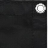 Balkonski zastor crni 75 x 300 cm od tkanine Oxford | shoptok.hr