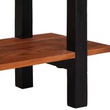  Konzolna stolica s ladicama Smeđa i crna 110 x 30 x 75 cm | shoptok.hr