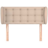  Uzglavlje s ušima boja cappuccina 83x23x78/88 cm umjetna koža | shoptok.hr