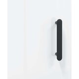 vidaXL Komoda visok sijaj bela 34,5x34x90 cm inženirski les | Shoptok.si