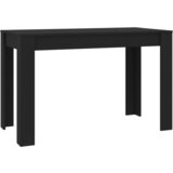 Maison Chic Jedilna miza - Kuhinjska miza - Jedilni stol črna 120x60x76 cm iverna plošča, (21715030) Cene