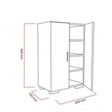 Hanah home Ormarić za cipele, Mada4 Ayak - White | shoptok.hr