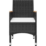  7-dijelni vrtni blagovaonski set crni | shoptok.hr