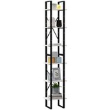 vidaXL visoki ormarić bijeli 40 x 30 x 210 cm od masivne borovine | shoptok.hr