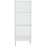  Komoda sjajna bijela 34,5 x 32,5 x 90 cm od konstruiranog drva | shoptok.hr