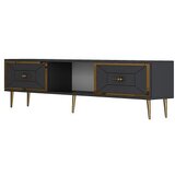 Hanah home tv polica arno anthracite gold | ePonuda.com