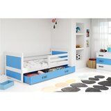  Postelja BMS Rico + predal 200x90 cm, BELA modra | Shoptok.si