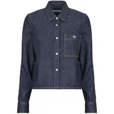 Srajce & Bluze Chemise courte en denim regular fit Modra