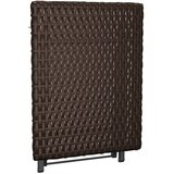 Sklopivi stol smeđi 45 x 35 x 32 cm od poliratana | shoptok.hr