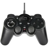 Game Pad THUNDERSTRIKE USB, black for PC, black, SL-6515-BK
