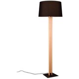 Tri O Crna/u prirodnoj boji stojeća svjetiljka s tekstilnim sjenilom (visina 150 cm) Rahul – | shoptok.hr