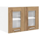 vidaXL Viseča omarica s polico Riga 2 pcs Umetni hrast 60 x 31 x 40 cm | Shoptok.si