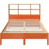 vidaXL Krevet s regalom za knjige bez madraca 140x200 cm od borovine | shoptok.hr