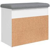  Klupa za cipele bijela 62x32x50 cm inženjerski drvo | Eponuda.com