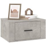  Zidni noćni ormarić siva boja betona 50x36x25 cm | shoptok.hr