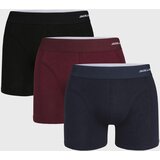 Jack & Jones Boksarice mornarska / bordo / črna Cene