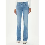 Guess Jeans hlače W4YA57 D5E42 Modra Boot Fit