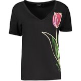 Desigual Tulip ženska majica kratkih rukava crna Cijene