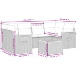  7-dijelni set vrtnih sofa sivi od poliratana | shoptok.hr