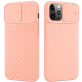  Ohišje, združljiv z Apple v Matt Pink - Zaščitni pokrov iz fleksibilnega silikona TPU in z zaščito pred kamero, (20586073) | Shoptok.si