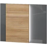 dodatak noćnom stolu dns/on - kolekcija onyx - antracit hg lak/pacifik orah lak - 65x49x4 cm