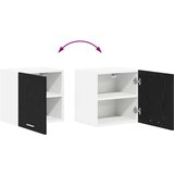 vidaXL Viseča omarica Riga 2 pcs Črni hrast in bela 40 x 31 x 40 cm | Shoptok.si