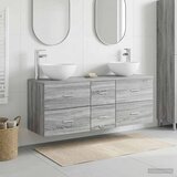  Set ormarića za kupaonicu 3 kom. Siva Sonoma 49,5 x 41 x 64,5 cm Cene
