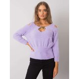 RUE PARIS Sweater-LC-SW-7033.27X-Light Purple | Shoptok.si