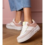 Gemre White-grey platform sports sneakers Fiones | Shoptok.si