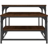  Stolić za kavu smeđa boja hrasta 102x60x45 cm konstruirano drvo | shoptok.hr