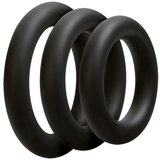 OptiMALE komplet prstenova Thick, crni Cijene