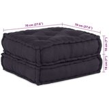  Modularni Pouf 2 kom antracit tkanina | shoptok.hr
