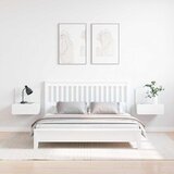  Noćni ormarić 2 pcs Bijelo 44 x 32,5 x 40 cm Masivna borovina | Eponuda.ba