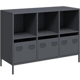  Komoda antracit 101,5x39x73,5 cm od hladno valjanog čelika | shoptok.hr