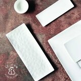 Le Coq Pravokoten krožnik Hesperis 36x22cm / bel / porcelan, (21318043) | Shoptok.si
