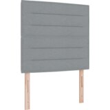 Box Spring Krevet s Madracem Svjetlosiva 90x200 cm Tkanina | shoptok.hr