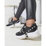Resti Black women's sneakers with a thick sole Natsumi - Footwear | Shoptok.si