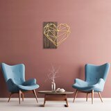Wallity Zidna dekoracija Heart, 58x58 cm, Zlatne boje Cene