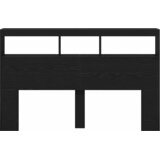Ormarić za uzglavlje LED boja crni hrasta 160x17x102 cm | Eponuda.com