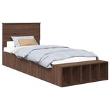  Krevetna konstrukcija Smeđi hrast 75 x 190 cm Konstruirano drvo | Eponuda.com