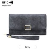 INF Nova večnamenska ženska denarnica s tremi pregibi in RFID zaščito Grey, (21741269) | Shoptok.si