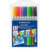 Staedtler Flomastri Noris Club, obojestranski, 10 kosov | Shoptok.si