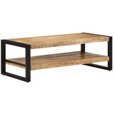 The Living Store Klubska mizica 120x55x40 cm trden mangov les - Klubska Mizica, (21574726) Cene