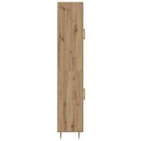  Kuhinjski ormarić Umjetnički hrast 69 5 x 34 x 180 cm Konstruirano drvo | shoptok.hr