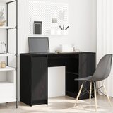 vidaXL Stol crni hrast 120x42x76 cm konstruirano drvo Cijene