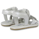 Donsje® otroški sandali ushy scallop off white metallic leather | Shoptok.si