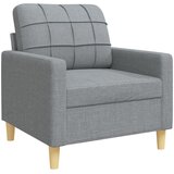  4-dijelni set sofa s tabureom svjetlosivi od tkanine | shoptok.hr